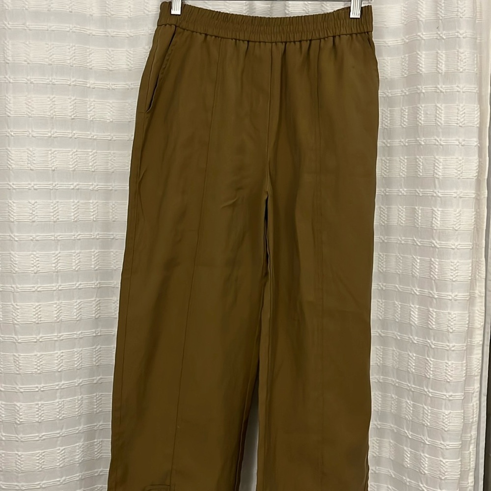 Zara women’s size Small wide leg stretch waist trouser pant
